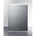 Summit Summit FF31L7CSS 2.5 cu. ft. Compact Commercial All Refrigerator; Stainless Steel FF31L7CSS